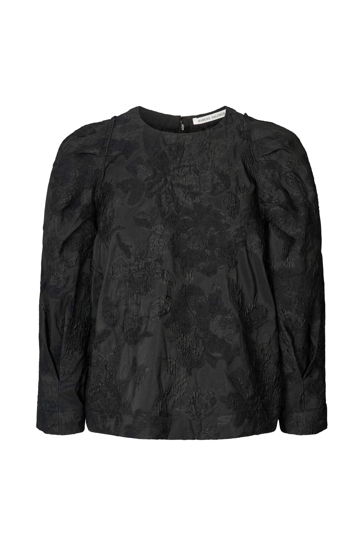 Clipped jacquard blouse - Peyton I Pirate black