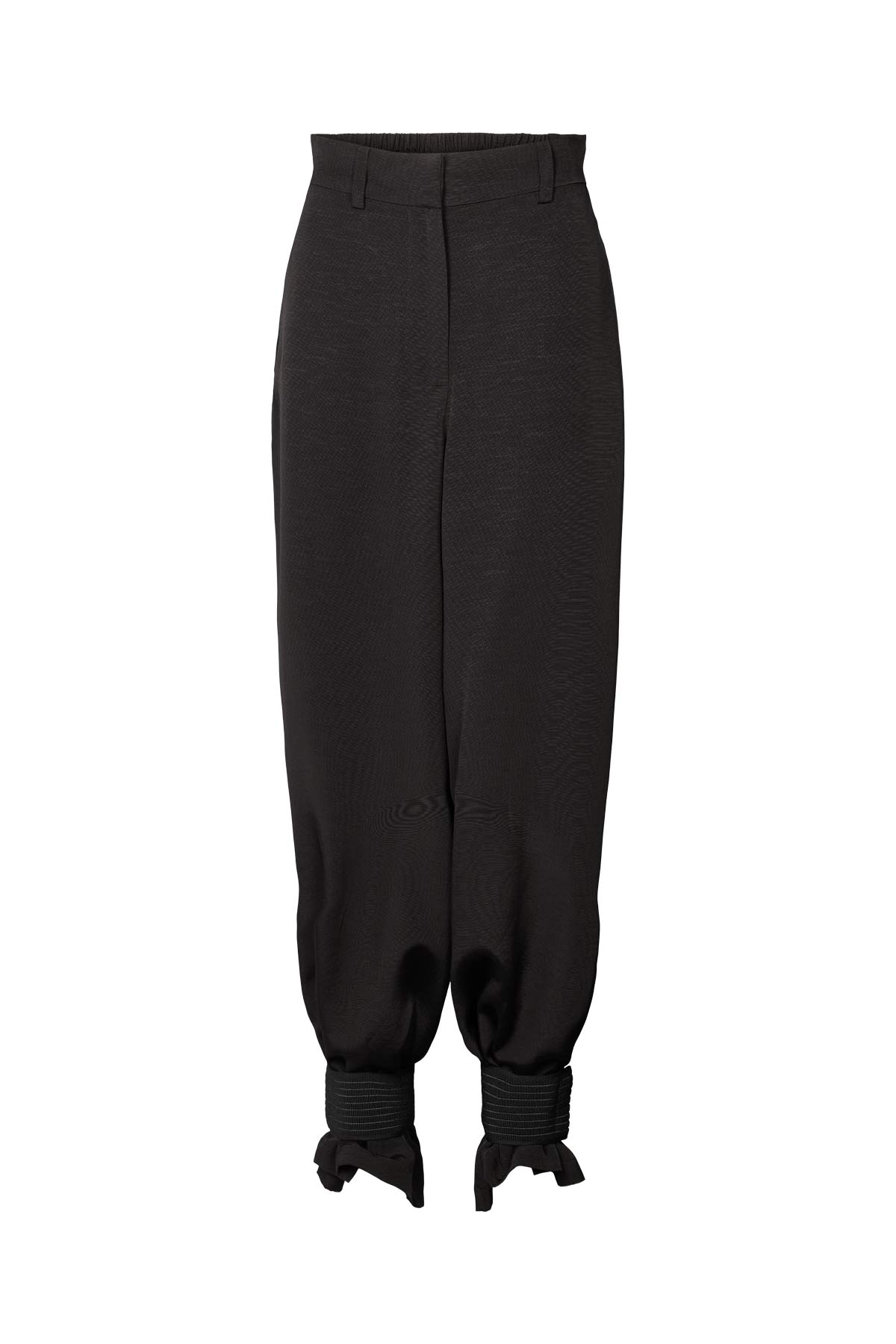 Grossgrain cuff detail pants - Dalvina I Black