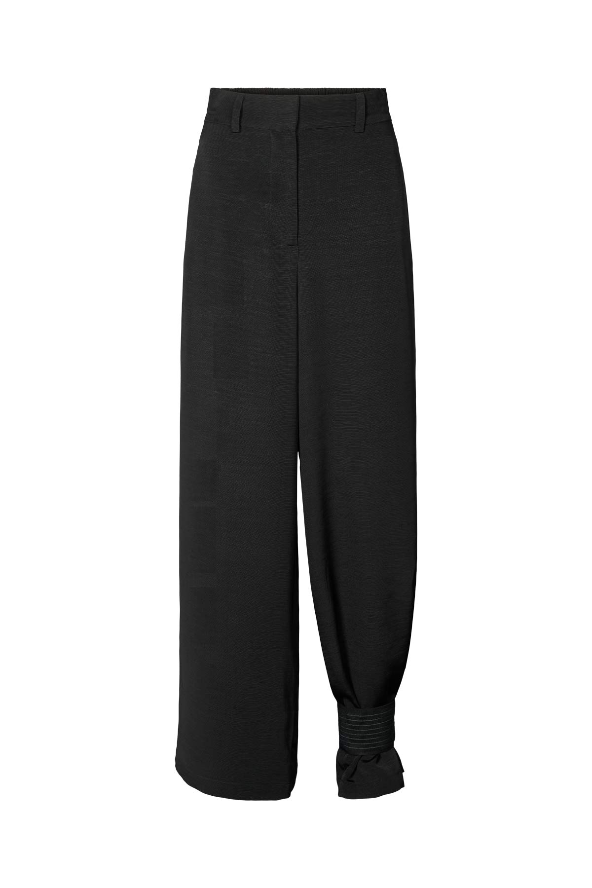 Grossgrain cuff detail pants - Dalvina I Black
