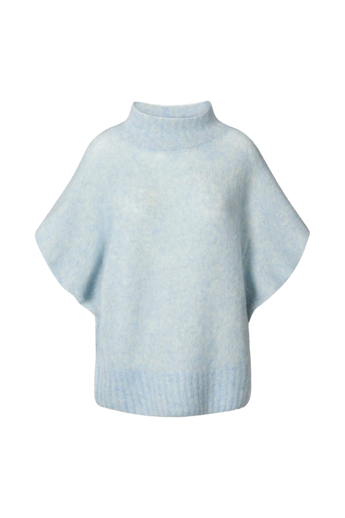 Superlight knit tunic top - Asna I Ice blue