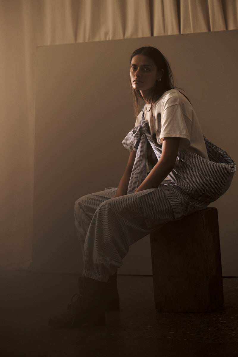 Ambla - Luxe t-shirt I Chalk