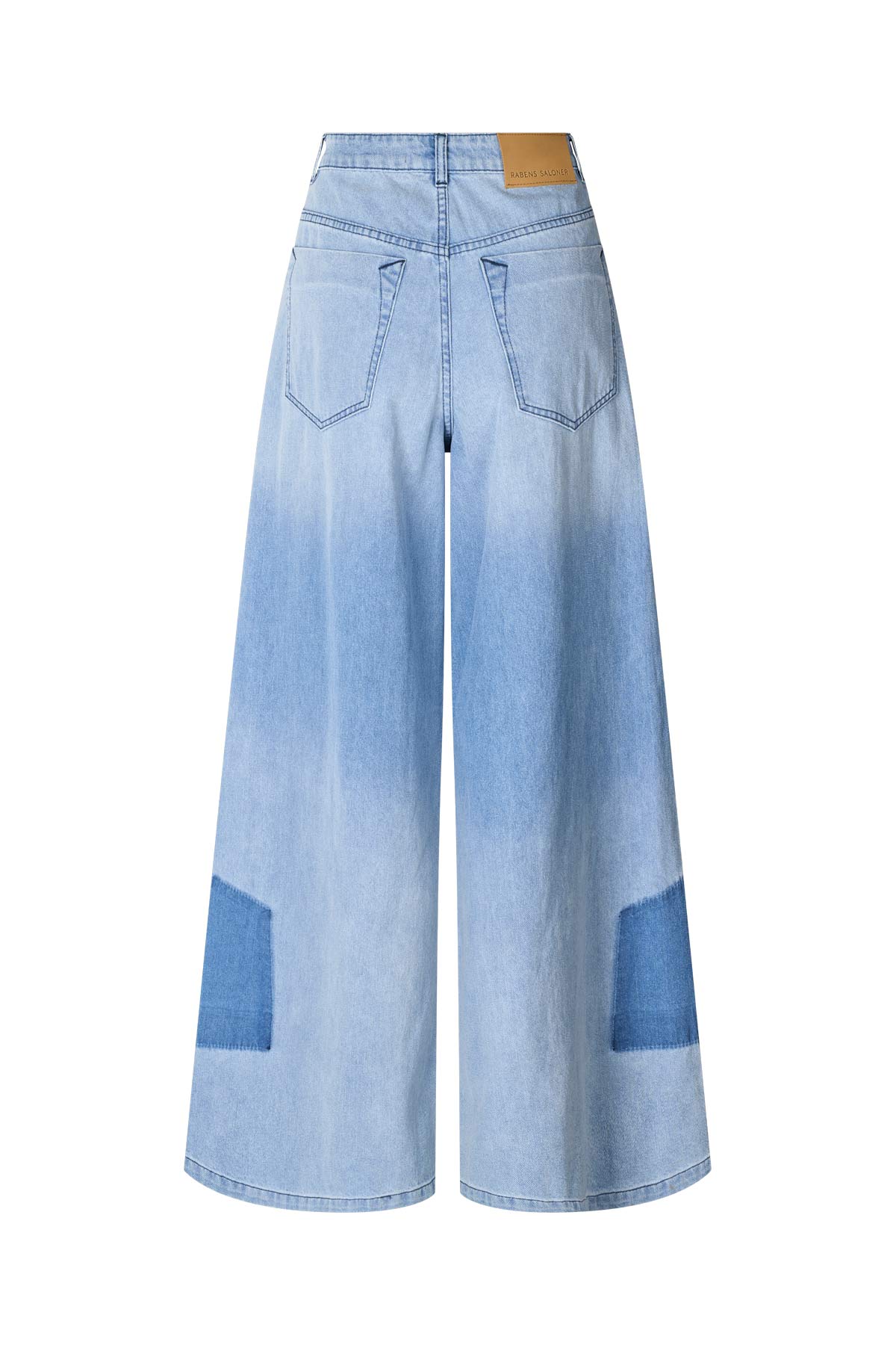 Lane - Light denim wide leg pants I Light washed denim