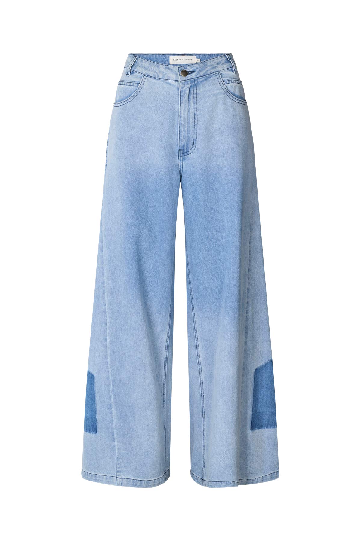 Lane - Light denim wide leg pants I Light washed denim