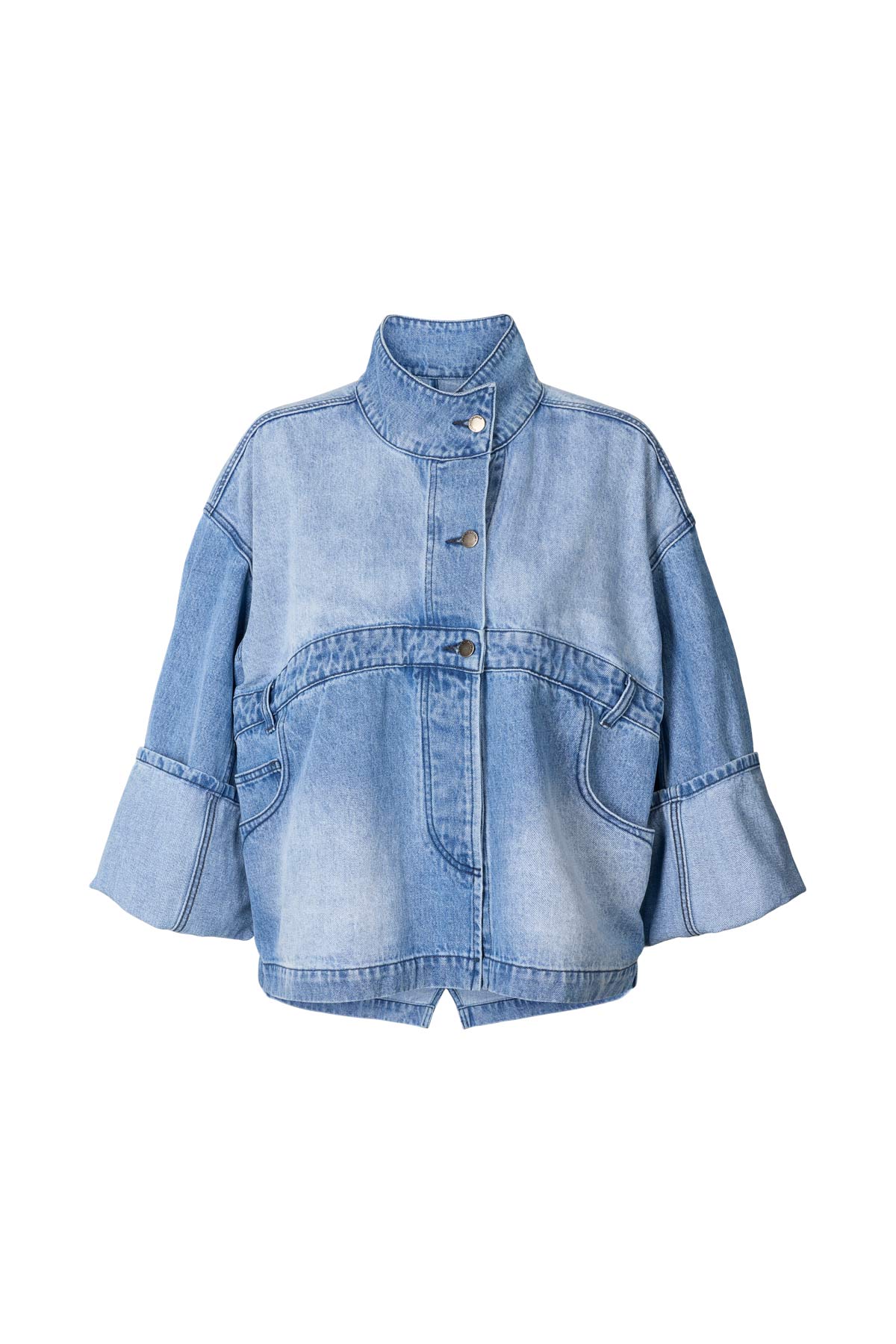 Donela - Denim jacket I Light washed denim