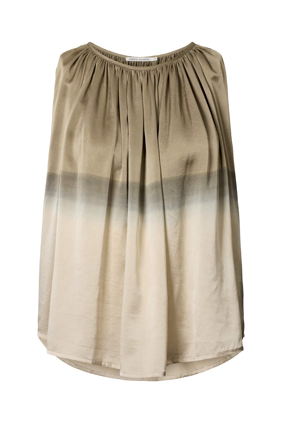 Sabel - Horizon gathered halter top I Cement combo