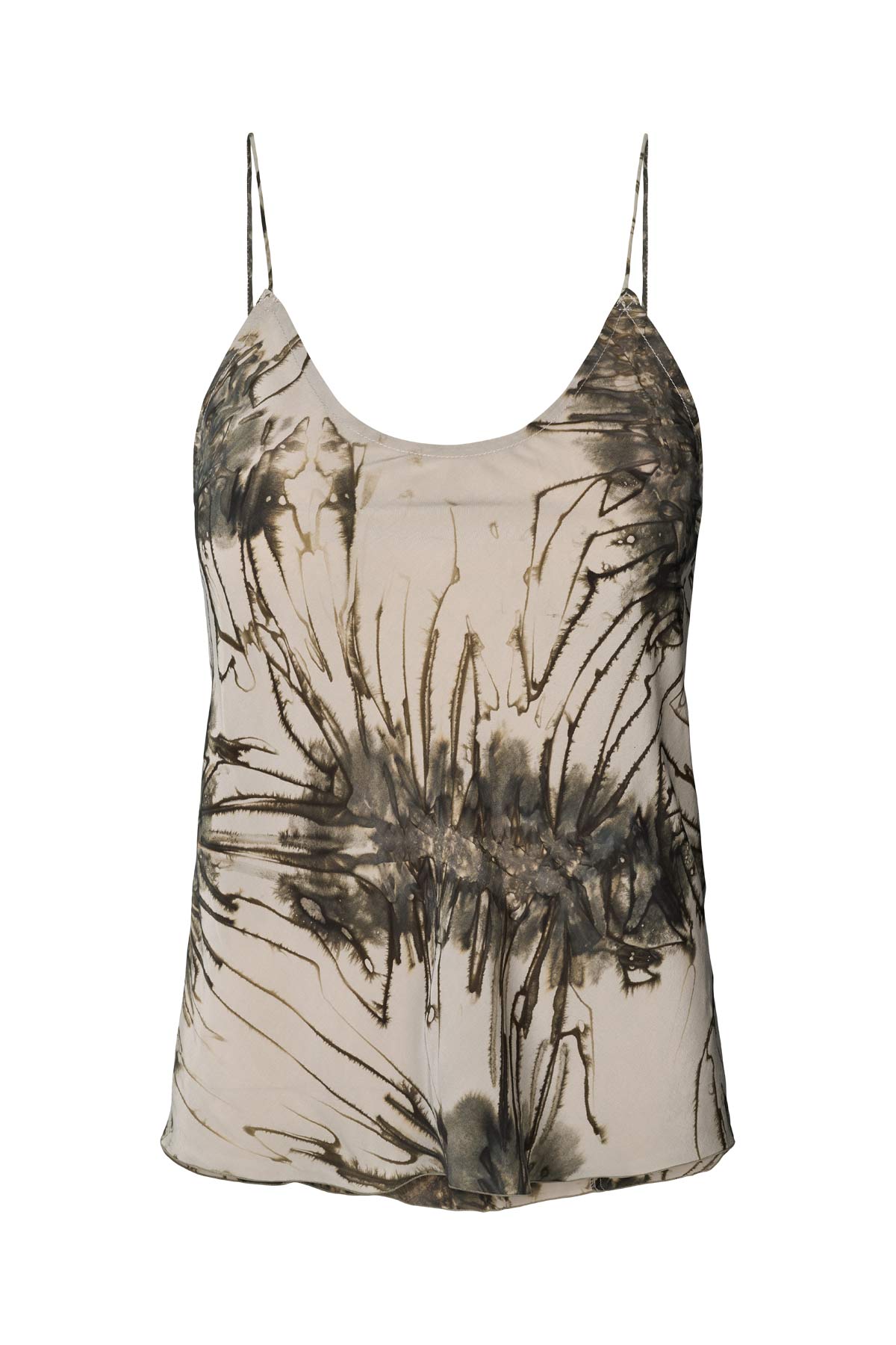 Lise - Sea urchin bias camisole I Grey combo
