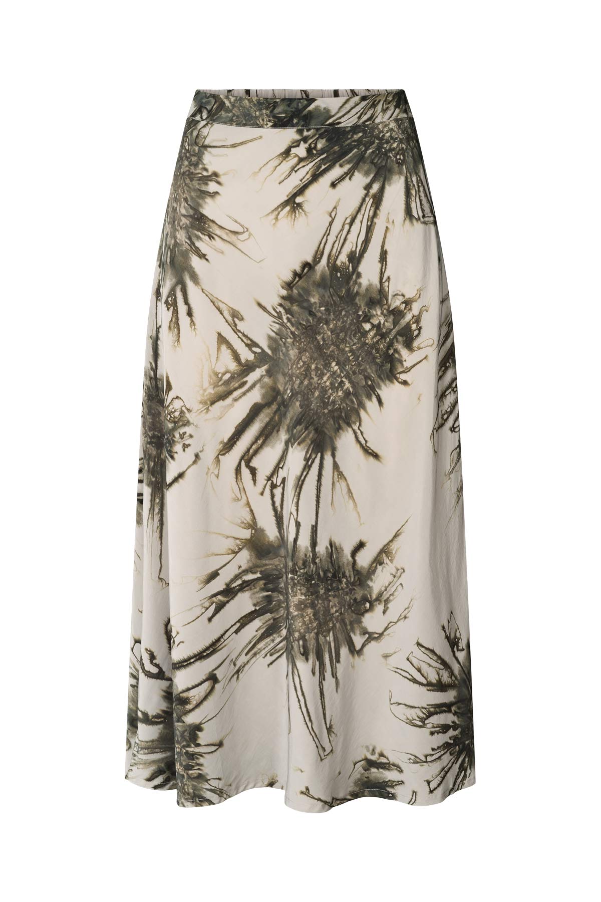 Elmi - Sea urchin crop bias skirt I Grey combo