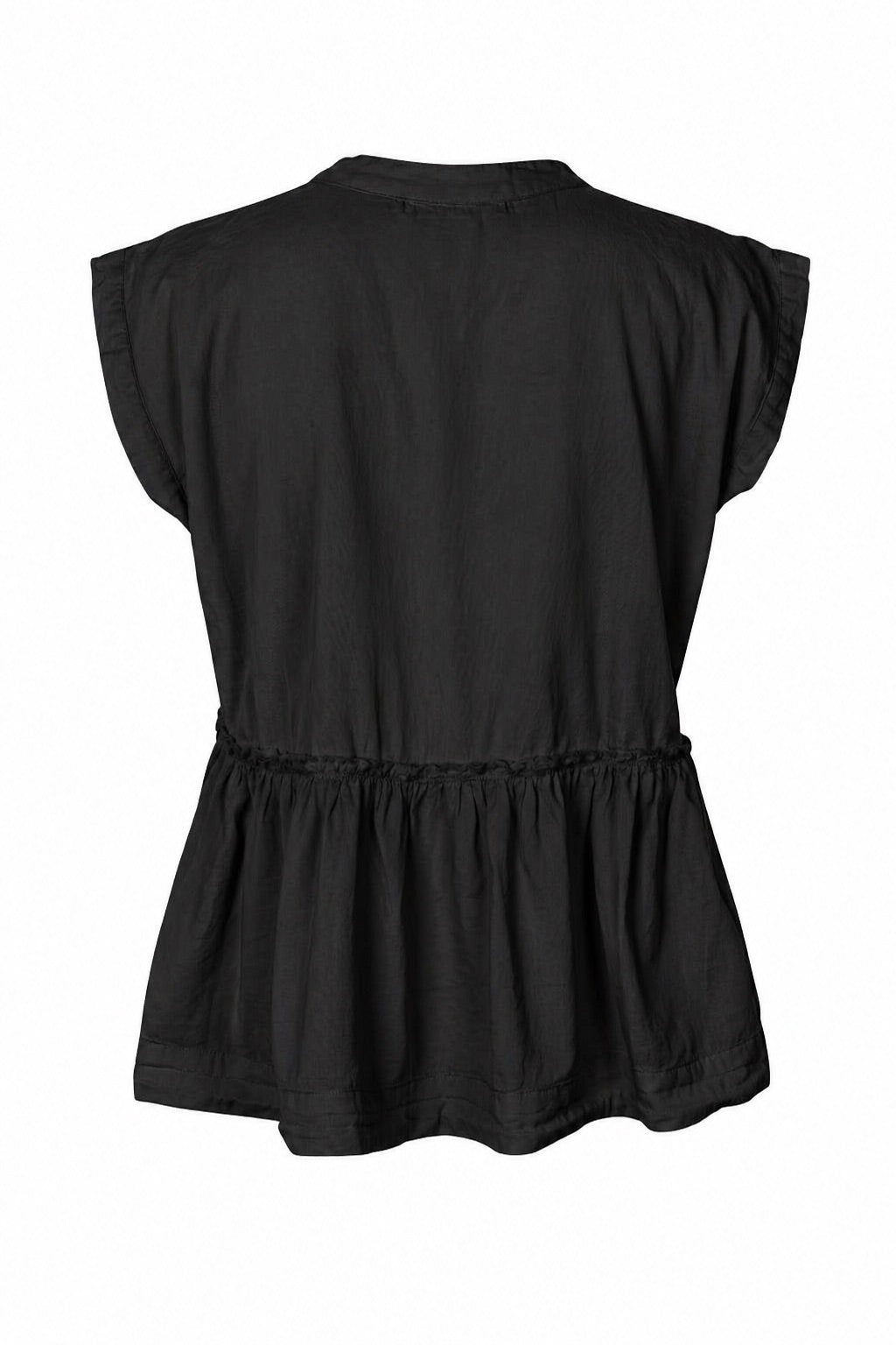 Deona - Cotton blouse I Black
