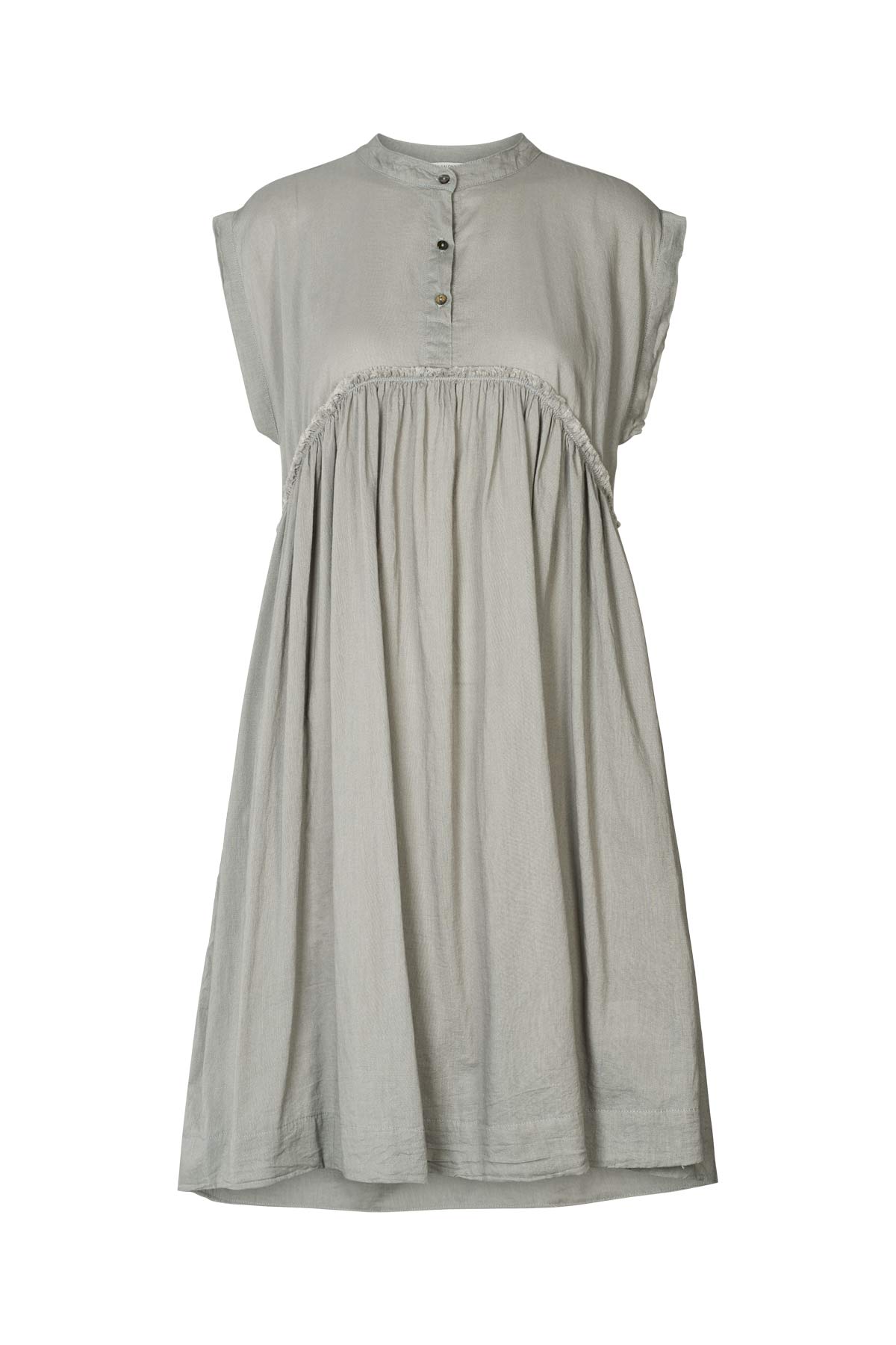 Devina - Cotton dress I Cement