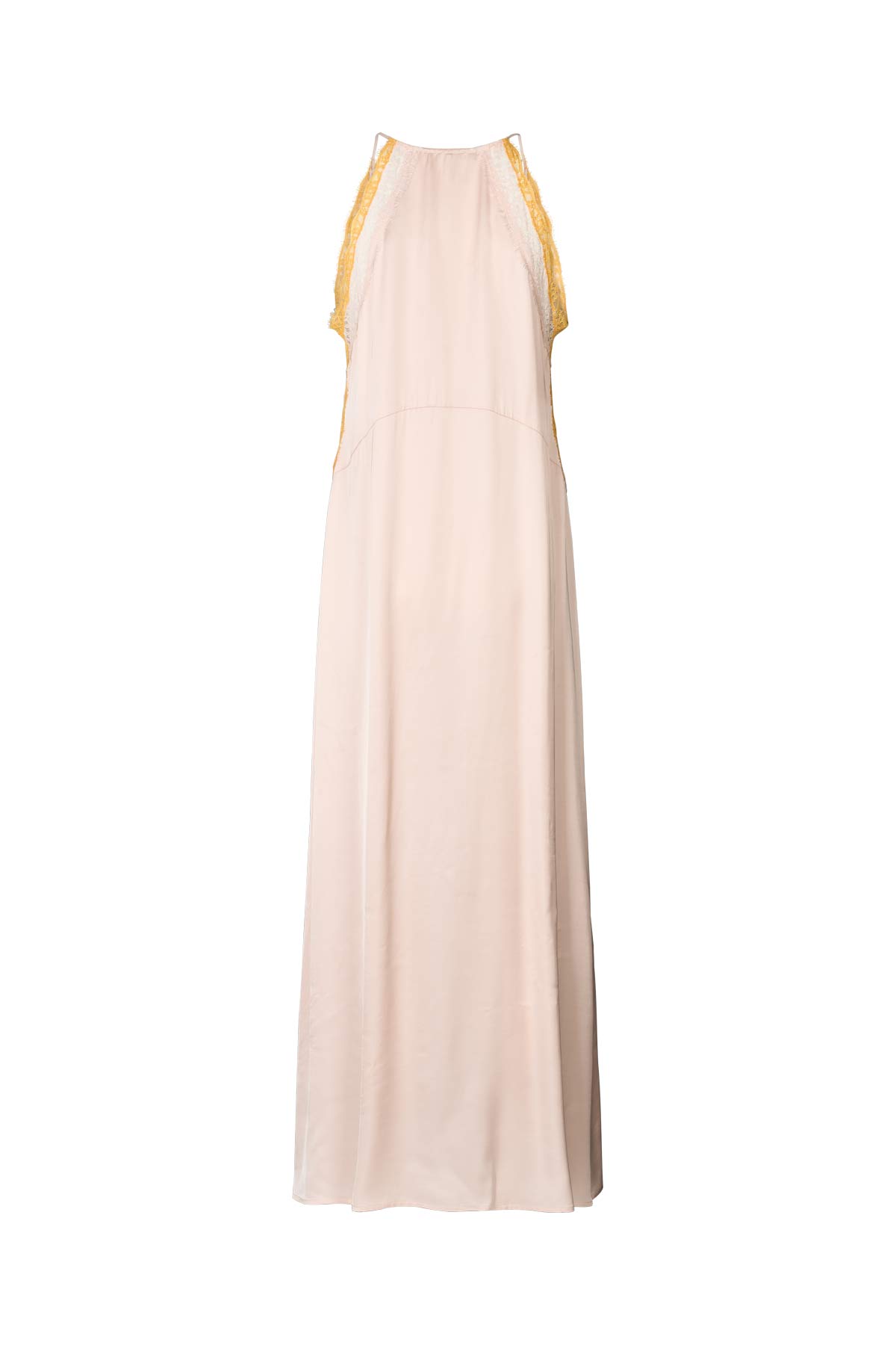 Chefira - Contrast lace camisole dress I Light rose