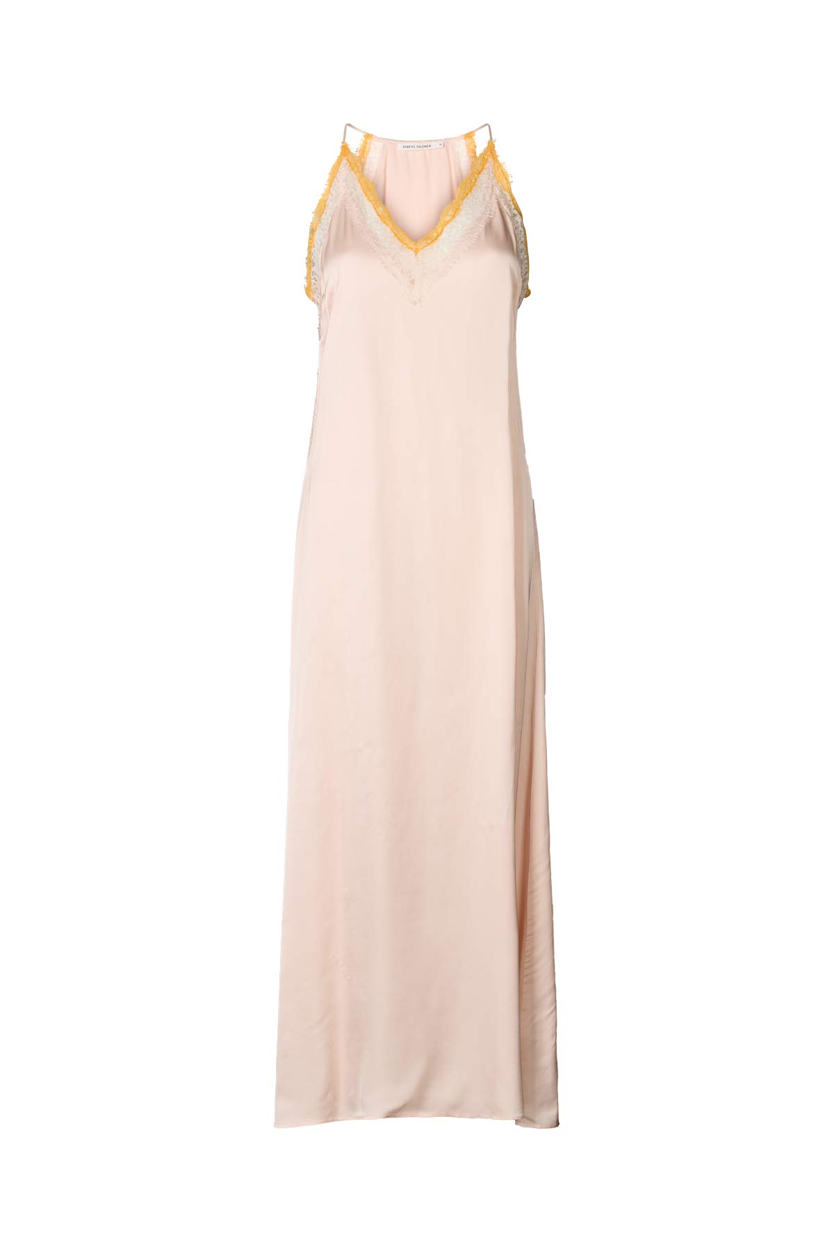 Chefira - Contrast lace camisole dress I Light rose