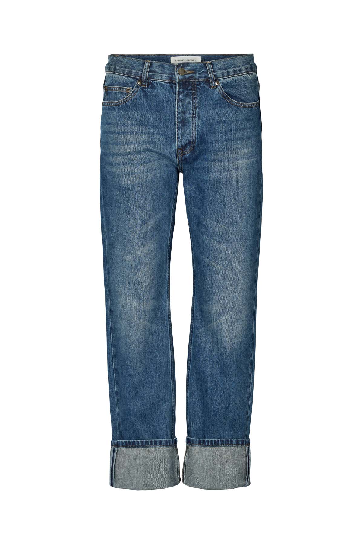 Lorelei - Denim loose fit pants I Dark indigo