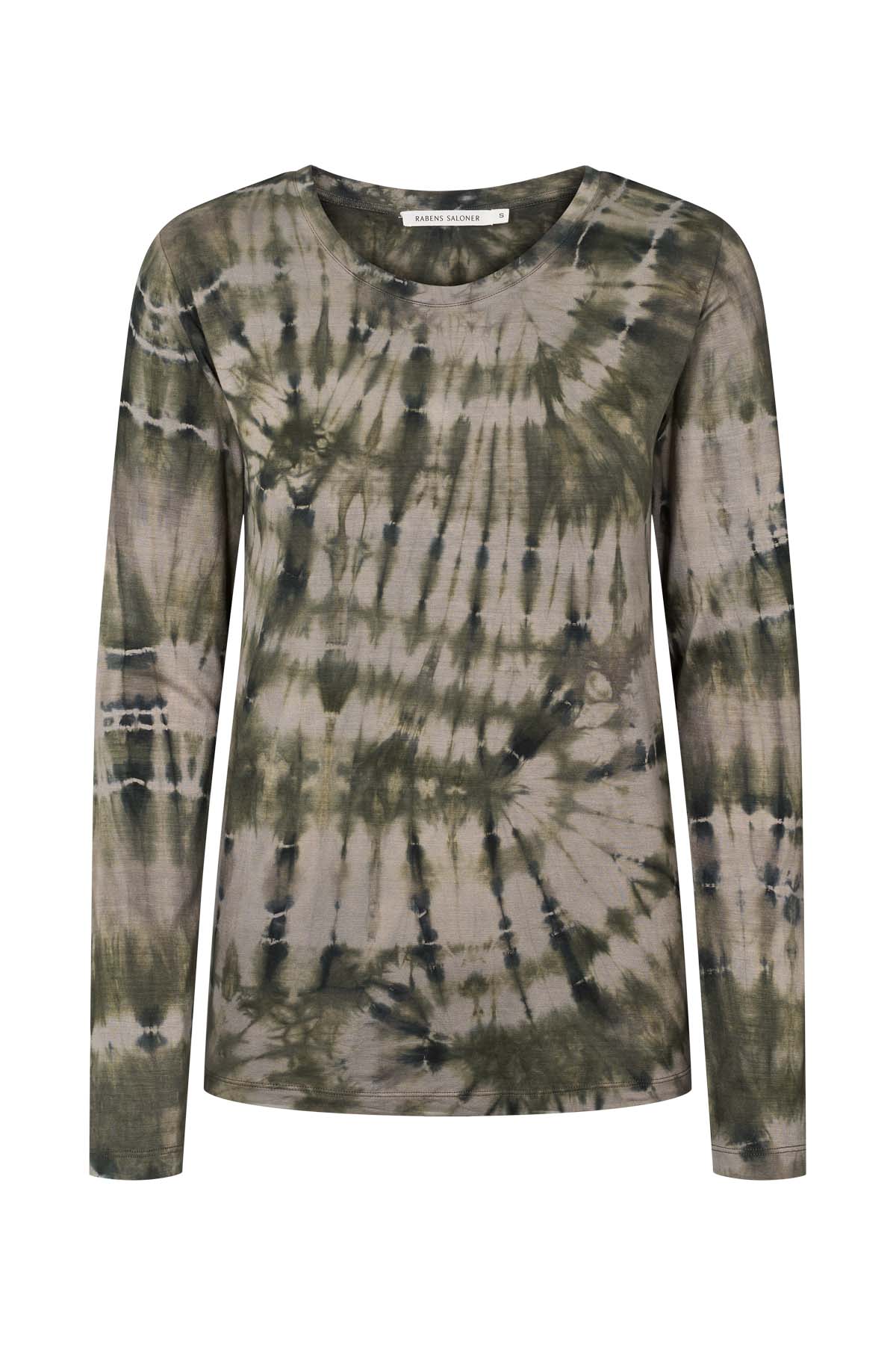 Xenia - Lava jersey t-shirt I Grey green combo