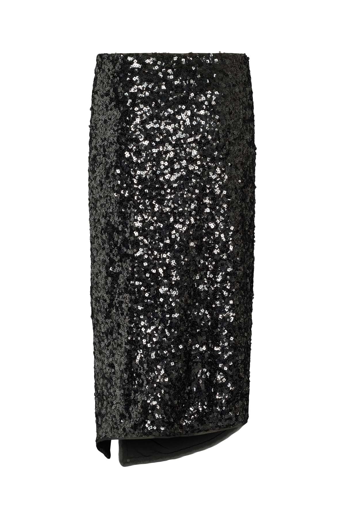 Liana - Sequin skirt I Black