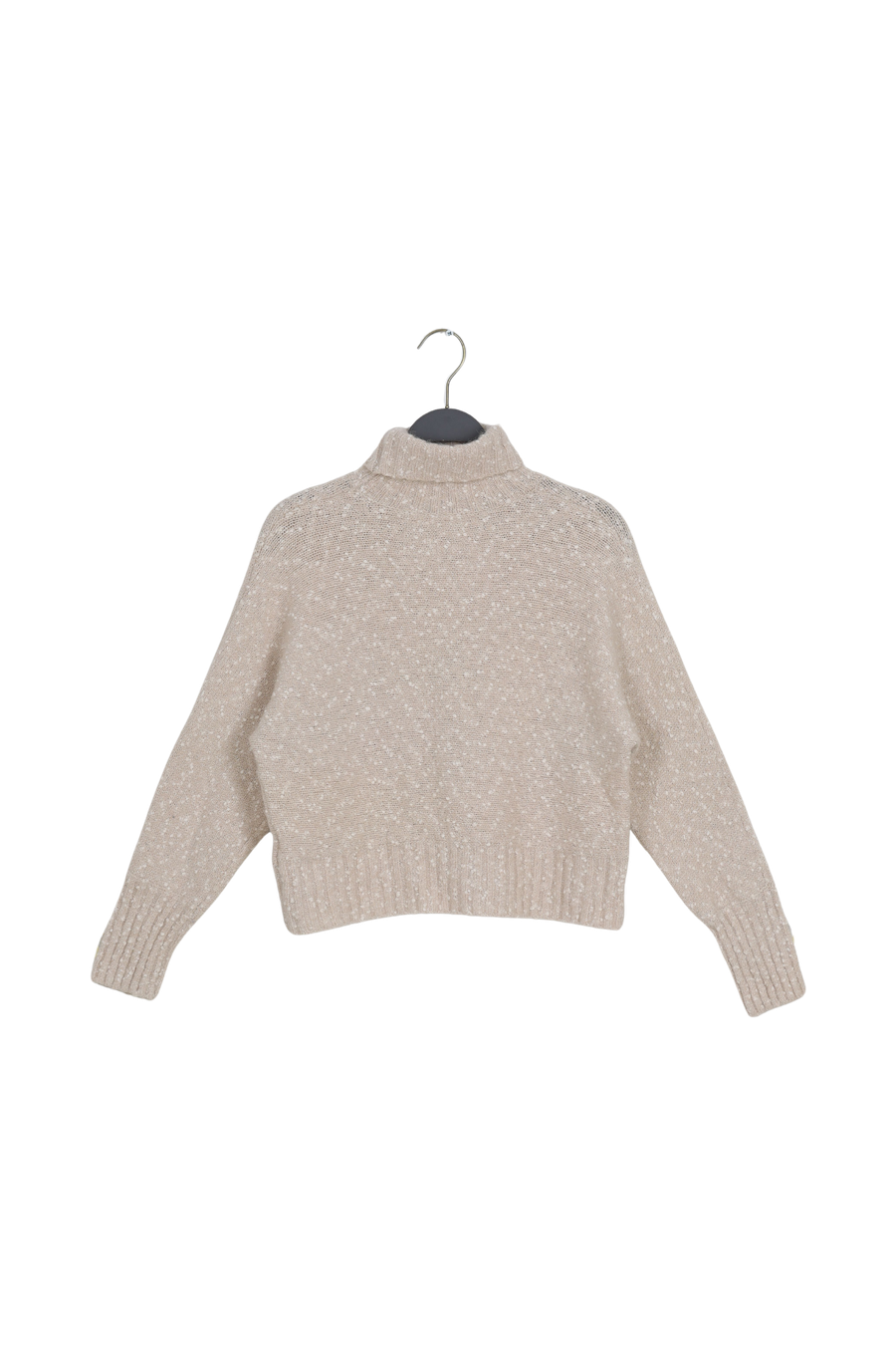 PreLoved Baze - Freckled knit cropped sweater I Beige - S/M