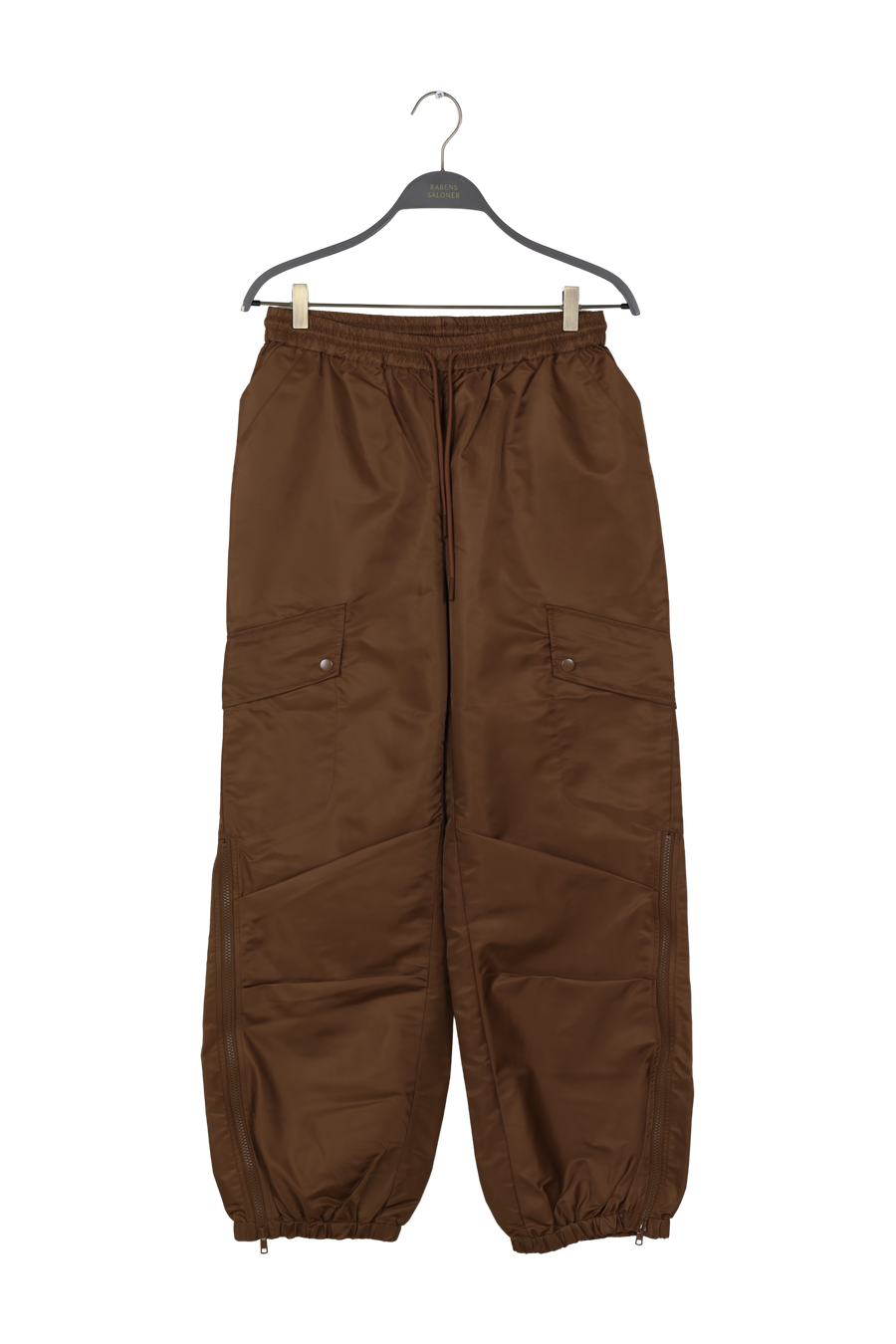 PreLoved Justa - Nylon pants I Coffee - S