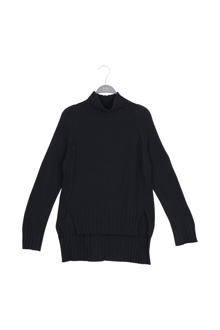 PreLoved Saoirse - Jagged split sweater I Black - XS