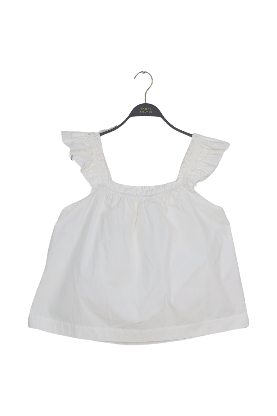 PreLoved Inis - Poplin frill top - M