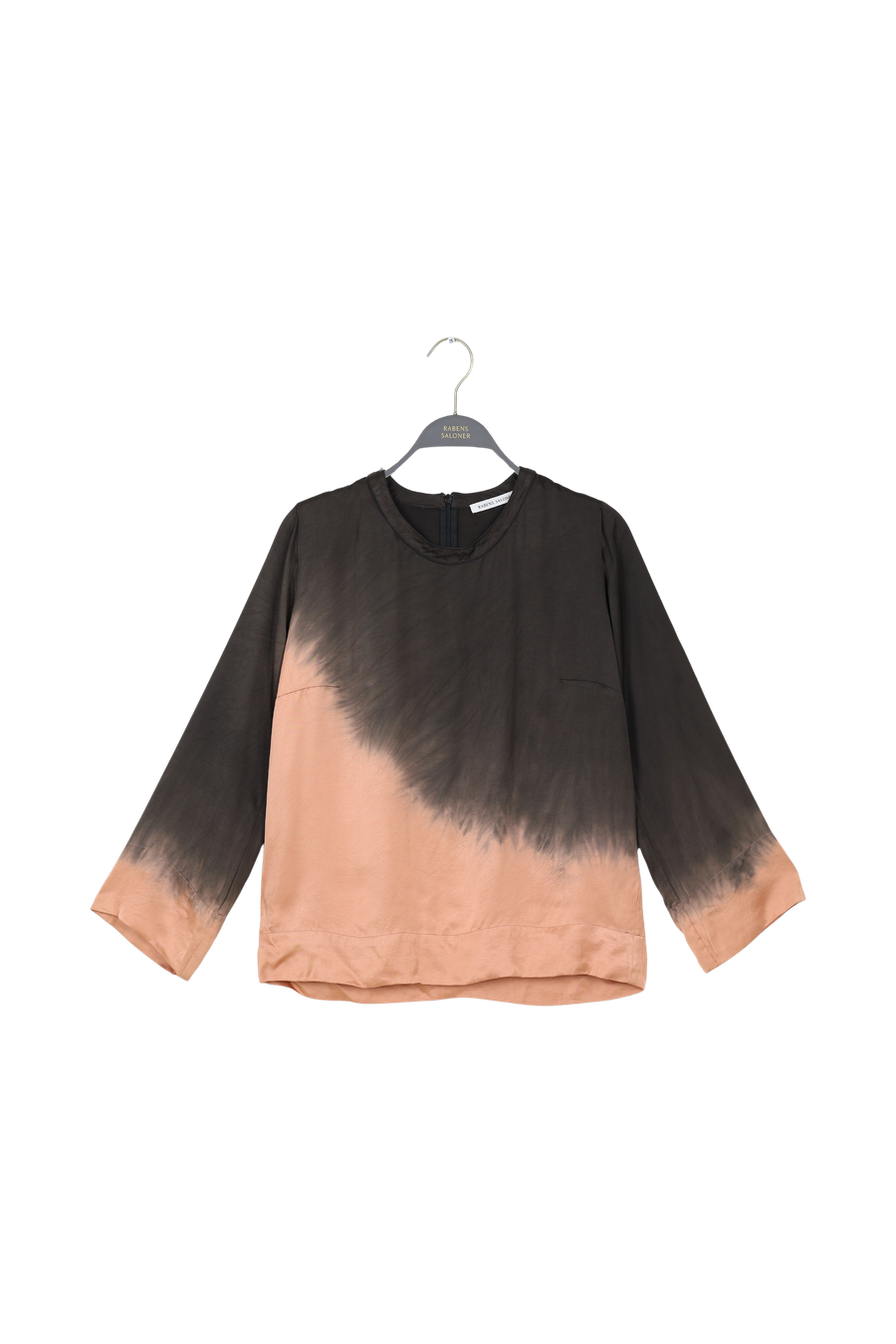 PreLoved Coastal 3/4 sleeve top - Herta I Black peachy combo - S