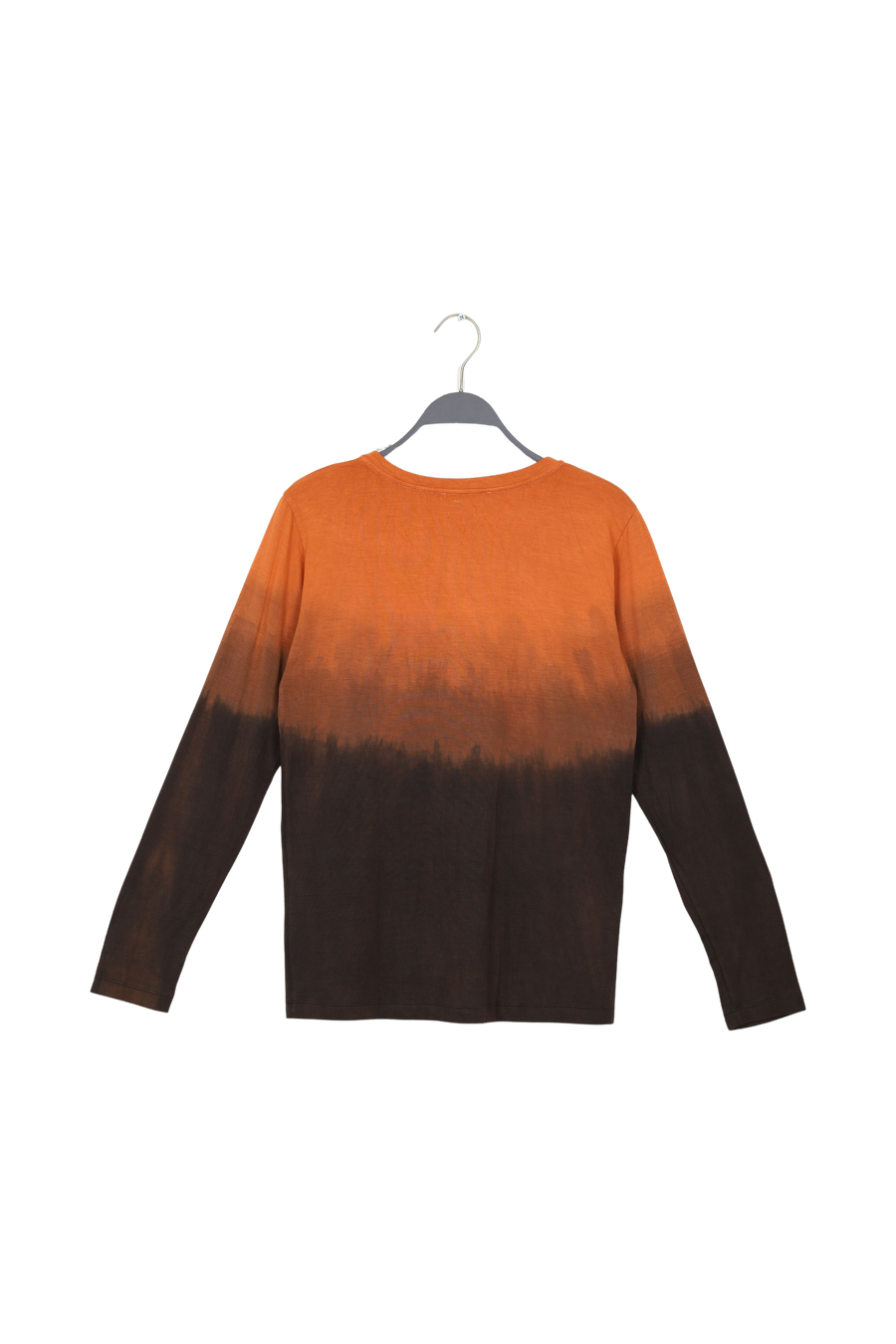 PreLoved Flow long sleeve short t-shirt - Xenia I Burnt orange combo - M