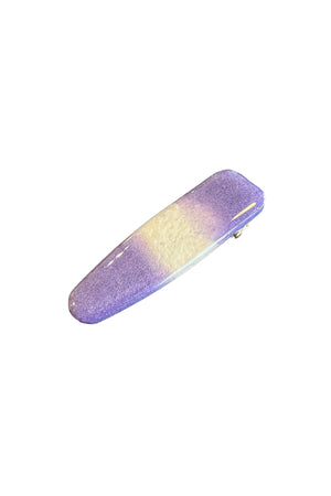 Hair Clip - Zia I Purple Stripe