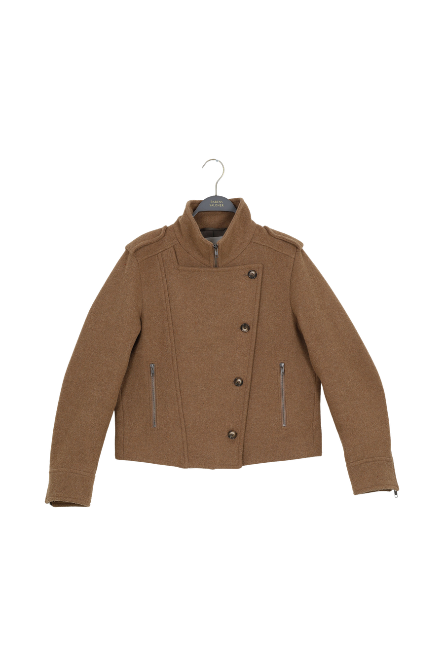PreLoved Yarin - Felt touch jacket I Hazelnut - M