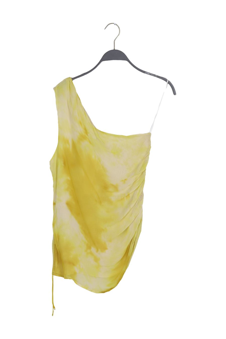 PreLoved Ginna - Fusion one shoulder top I Lemon combo - L