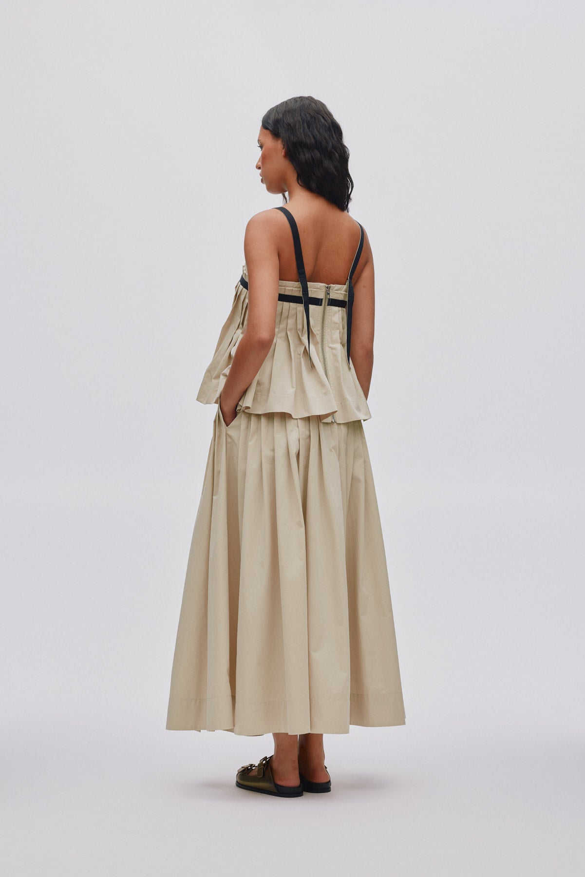 Thai - Light fusion skirt I Sand