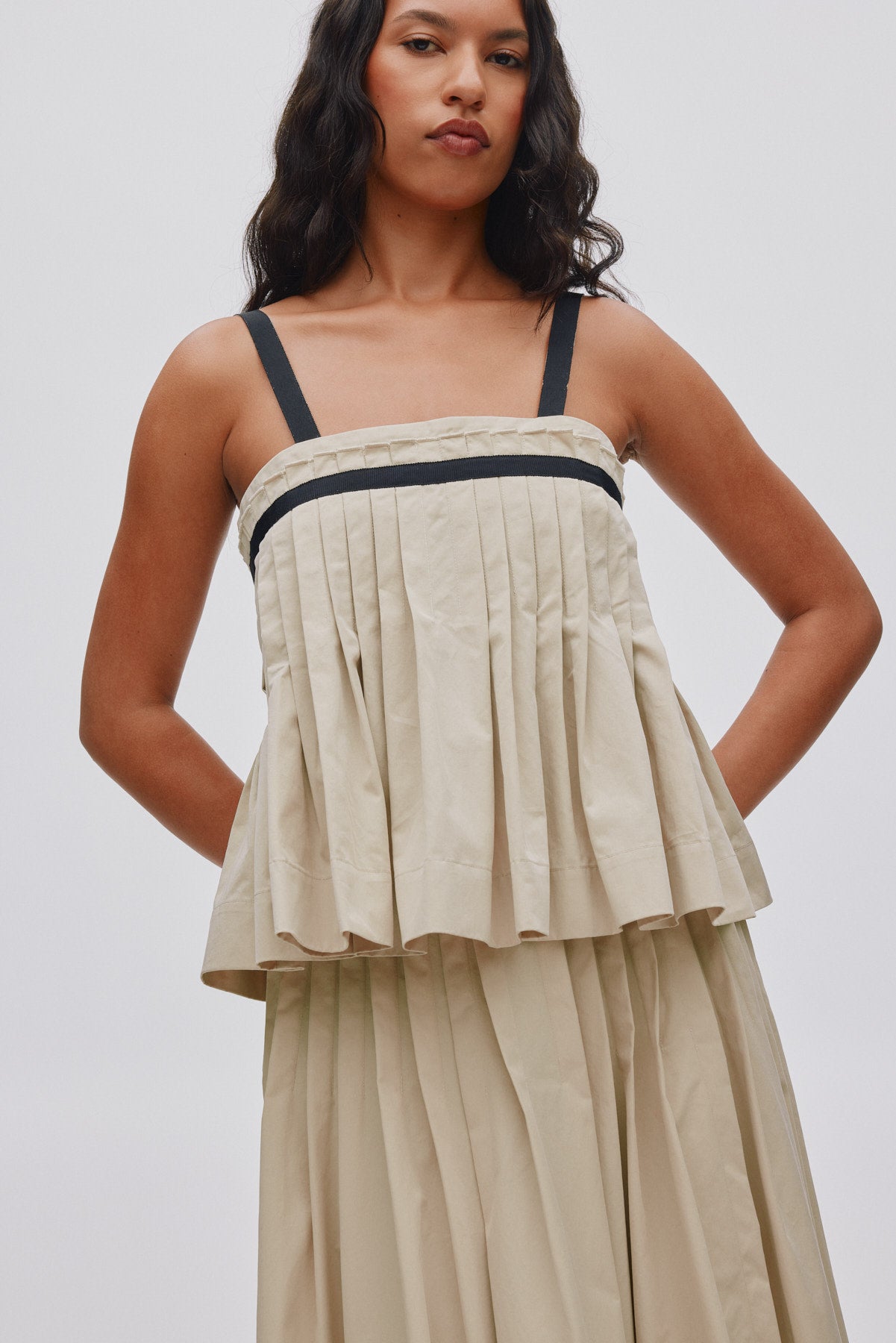 Tasmin - Light fusion top I Sand