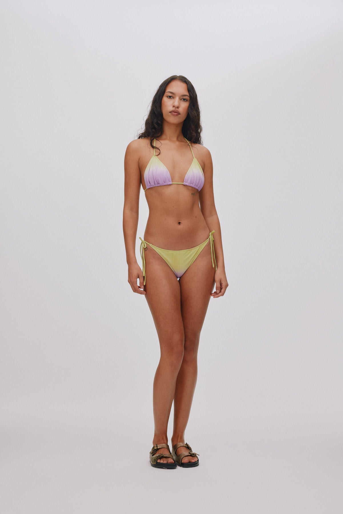 Merle - Fusion triangle top I Mandarin pink