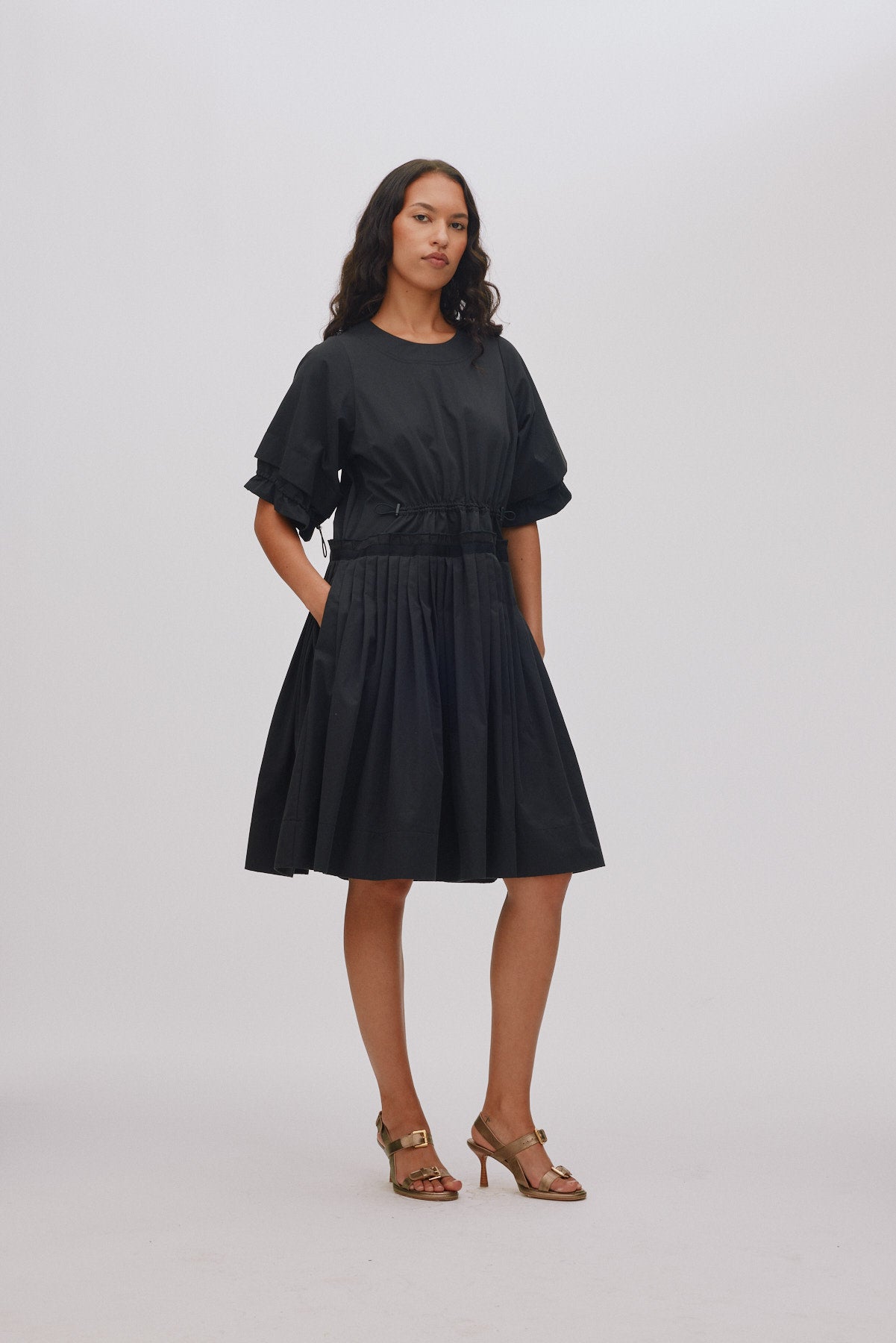 Telma - Light fusion dress I Sand