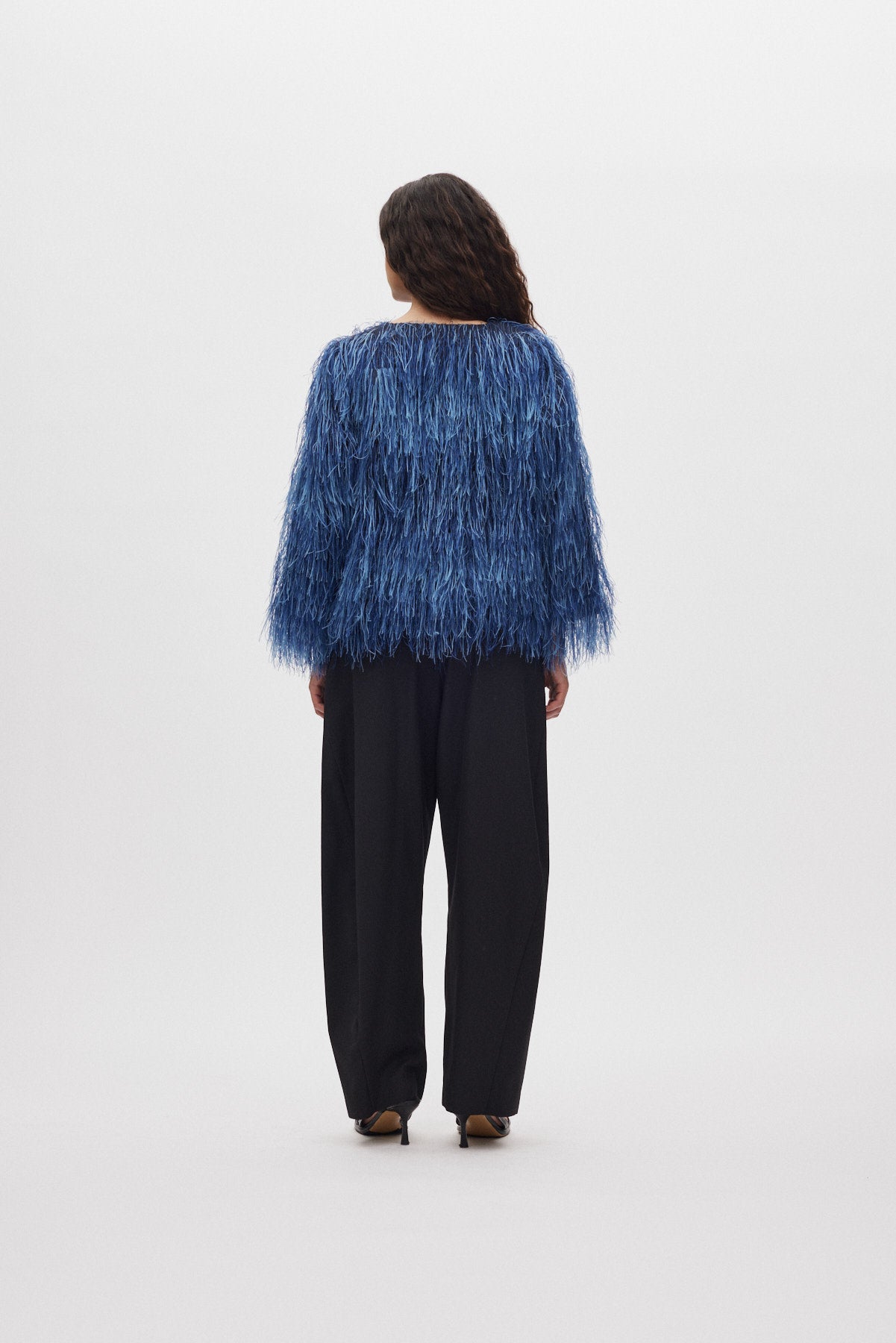 Safi - Plume blouse I PRE-ORDER I Navy