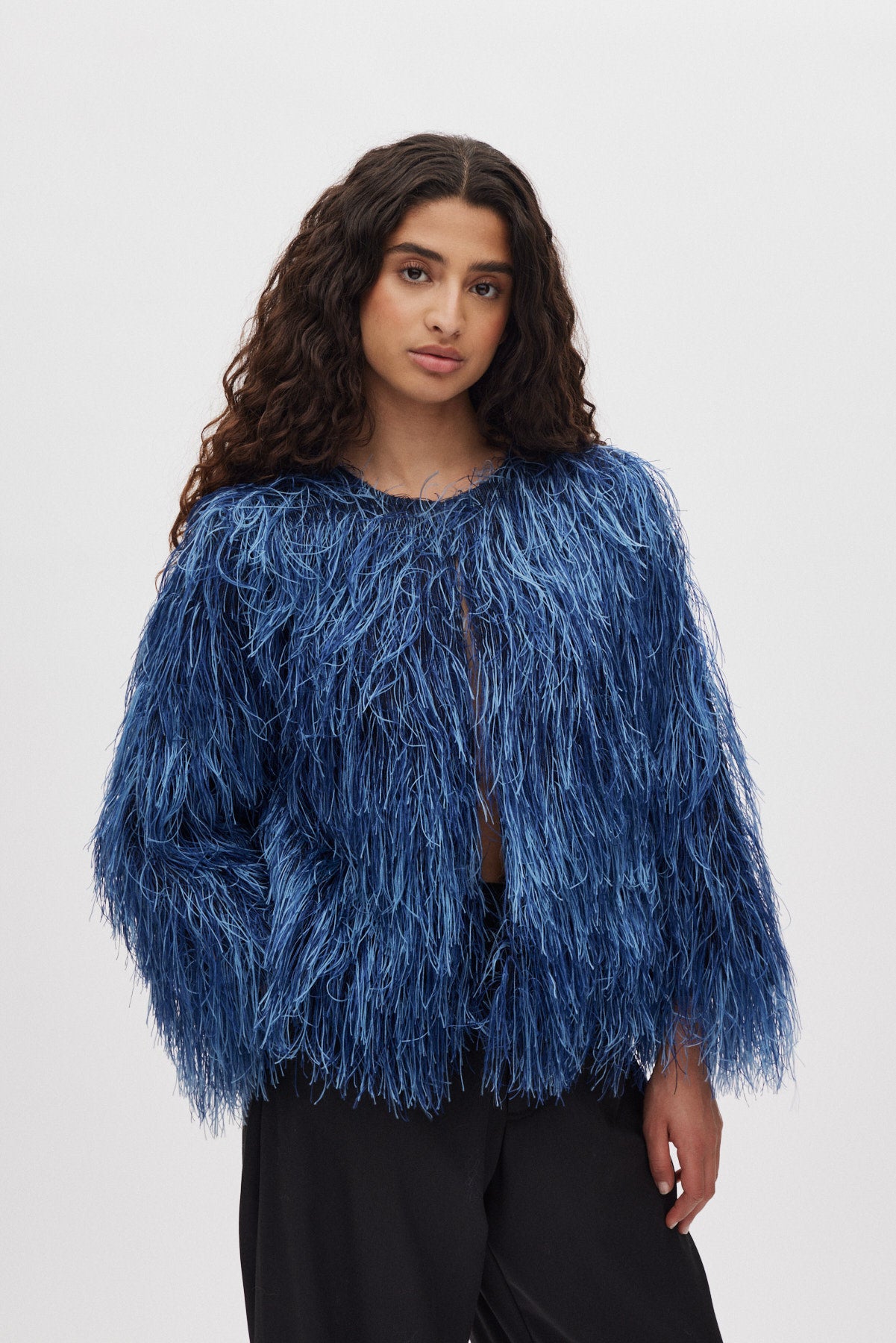 Safi - Plume blouse I PRE-ORDER I Navy