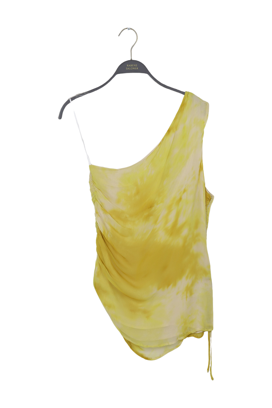 PreLoved Ginna - Fusion one shoulder top I Lemon combo - L