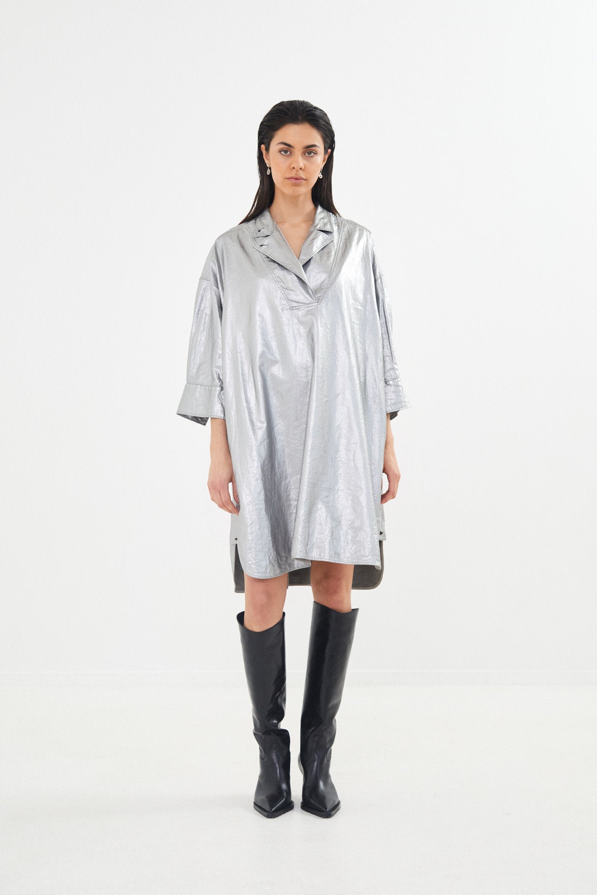 PreLoved Hardis - Antique silver kaftan I Antique silver - M