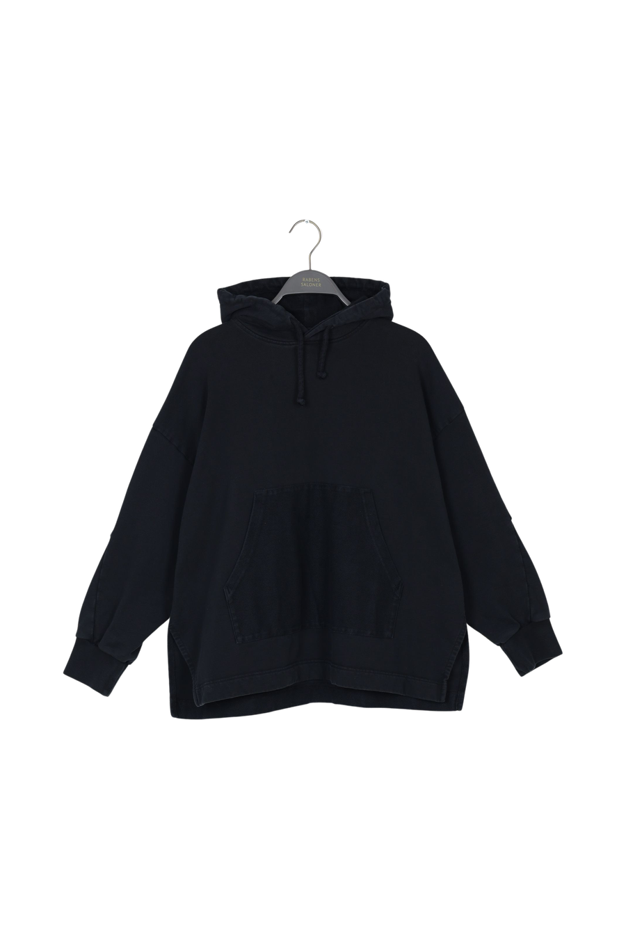 PreLoved Sevilla - Loop back hoodie I Caviar Black - XS/S
