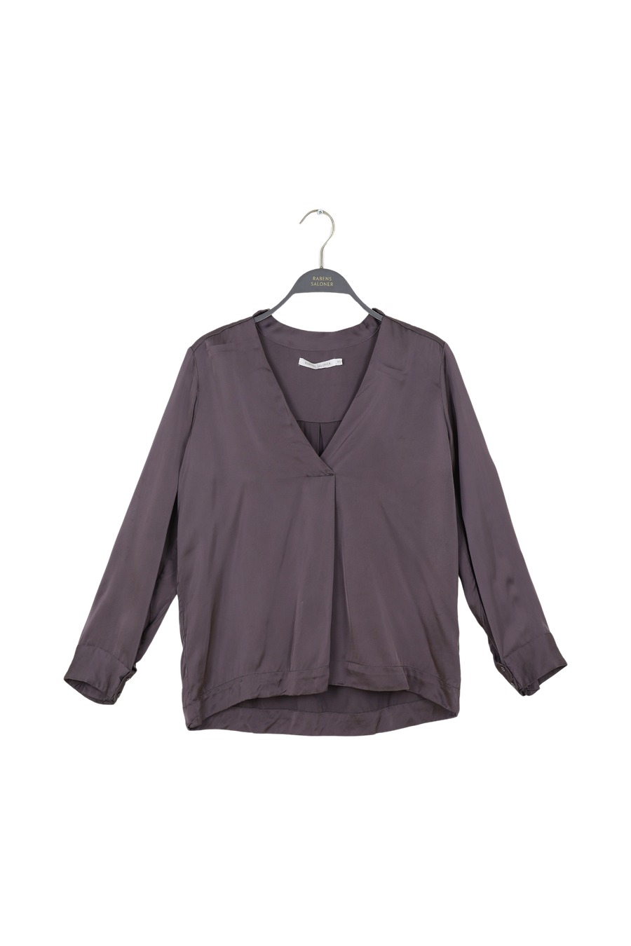 PreLoved Kaela - Solid blouse I Gunmetal - XS