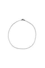 Nafsu - Silver tube bead necklace I Silver