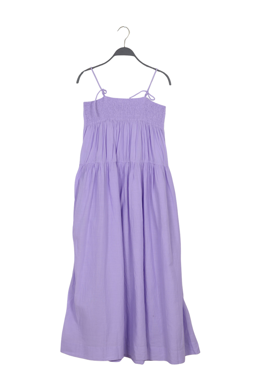 PreLoved Dodo - Cotton smock tier dress I Violet - S