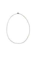 Nafsu - Silver tube bead necklace I Silver