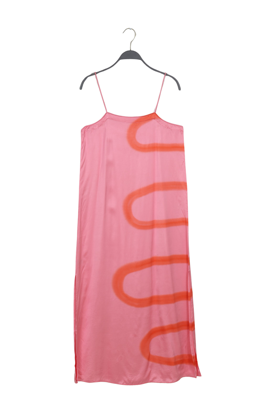 PreLoved Laurette - Fluid camisole dress I Flamingo combo - M