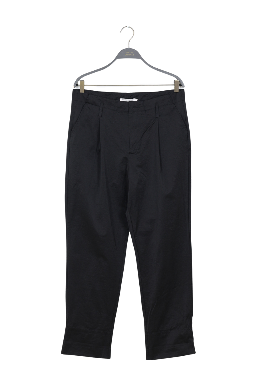 PreLoved Raina - Cotton fusion pleat pants I Pirate black - L