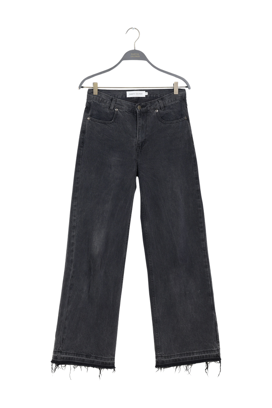 PreLoved Fellini - Denim black straight pants I Washed black denim - 27