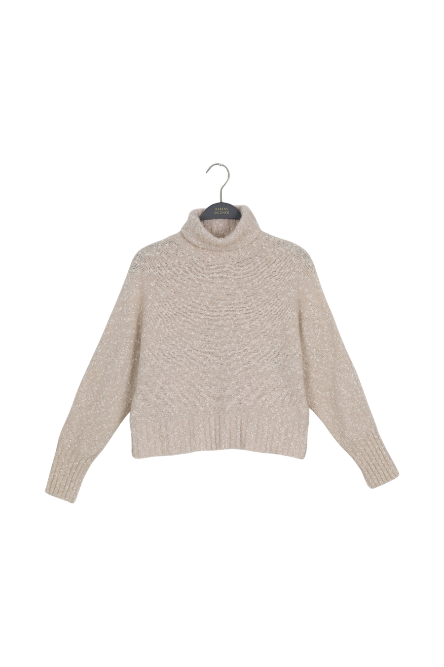 PreLoved Baze - Freckled knit cropped sweater I Beige - S/M