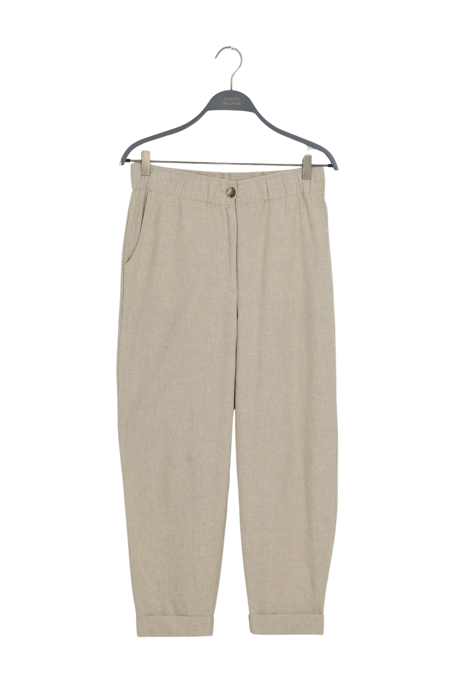 PreLoved Frances - Fine felt comfy pants I Oatmeal - S