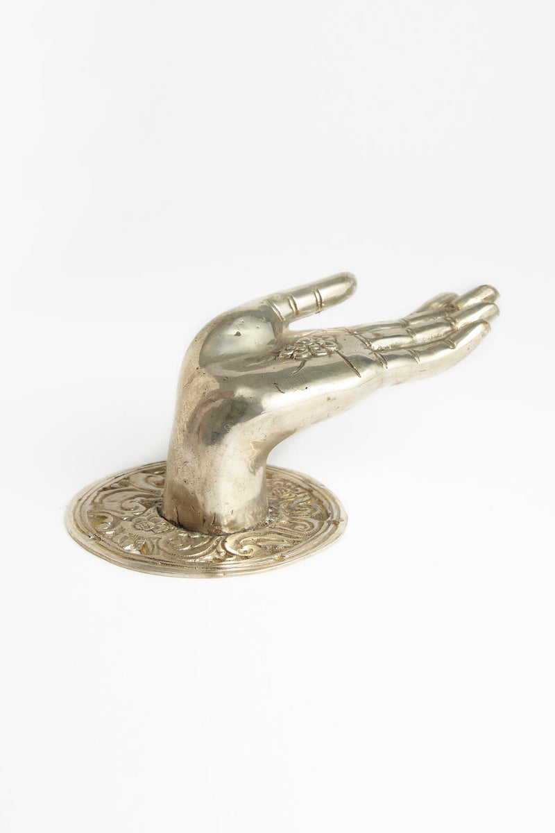 Decorative open hand - Hand I Silver