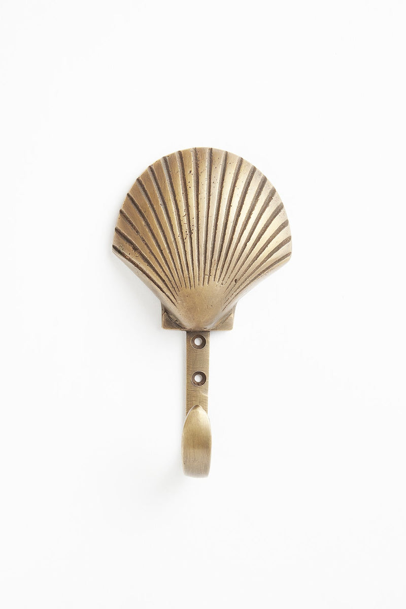 Seashell brass hook - Rabens Apartment I Matte brass