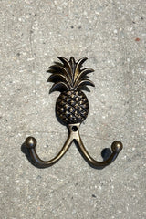 Pineapple w/ 2 hooks - Rabens Apartment I Matte Brass