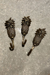 Small Pineapple Hook - Rabens Apartment I Matte Brass