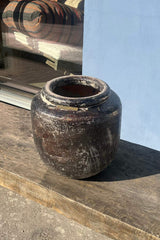 Everly pot - Pot 35 cm I Antique brown